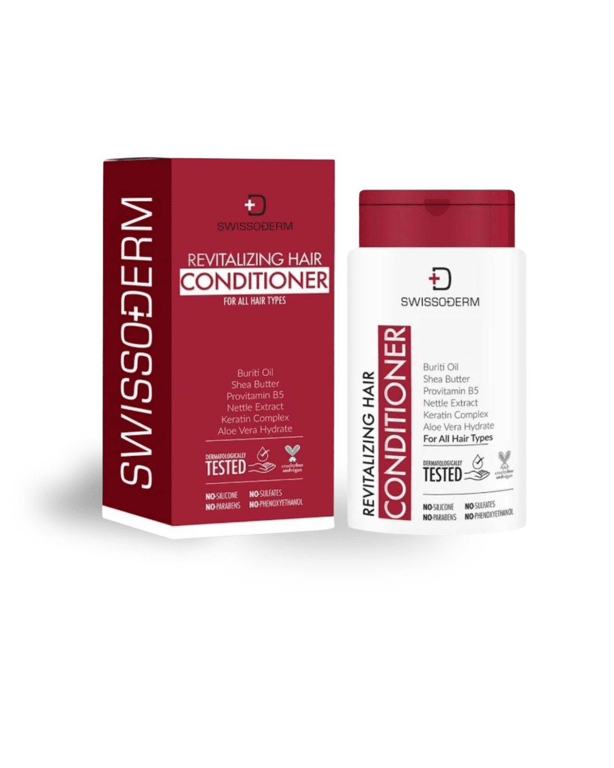 Swissoderm Anti-Hair Loss Conditioner voor vet haar – natuurlijke haarverzorging met biotine en tea tree